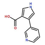 RHAWN 4-(Pyridin-3-yl)-1H-pyrrole-3-carboxylic acid