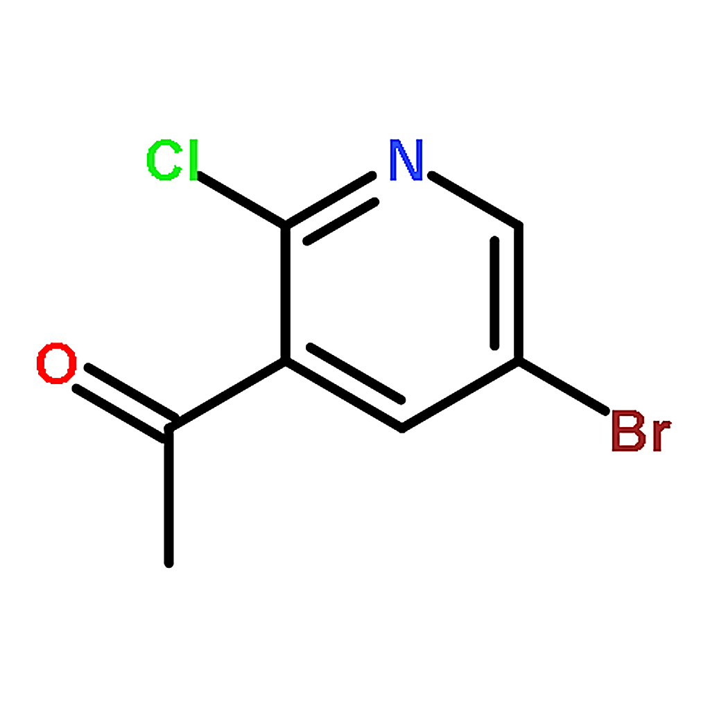 RHAWN 1-(5-Bromo-2-chloropyridin-3-yl)ethanone
