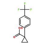 RHAWN 1-(4-(Trifluoromethyl)phenyl)cyclopropanecarboxylic acid