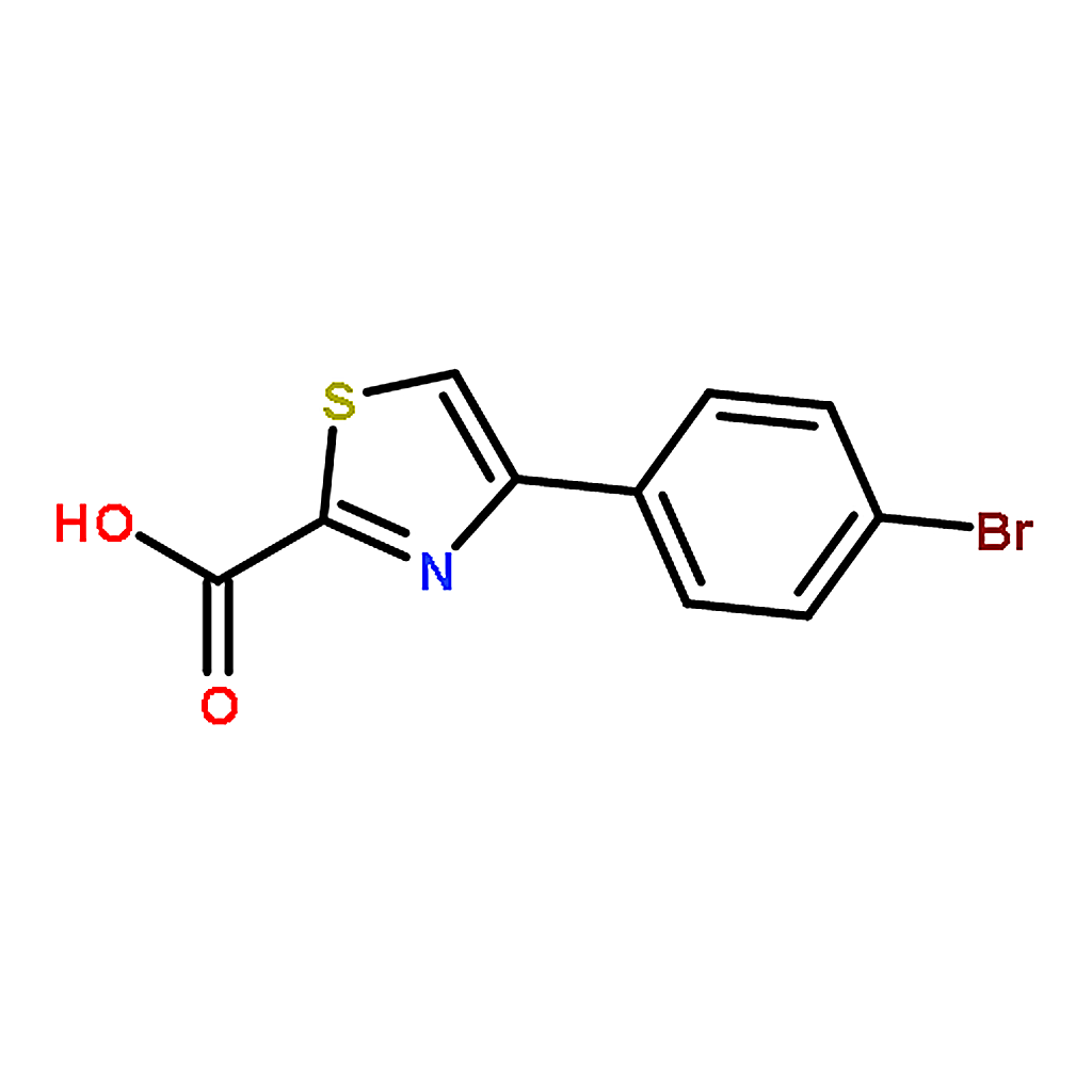 RHAWN 4-(4-Bromophenyl)thiazole-2-carboxylic Acid