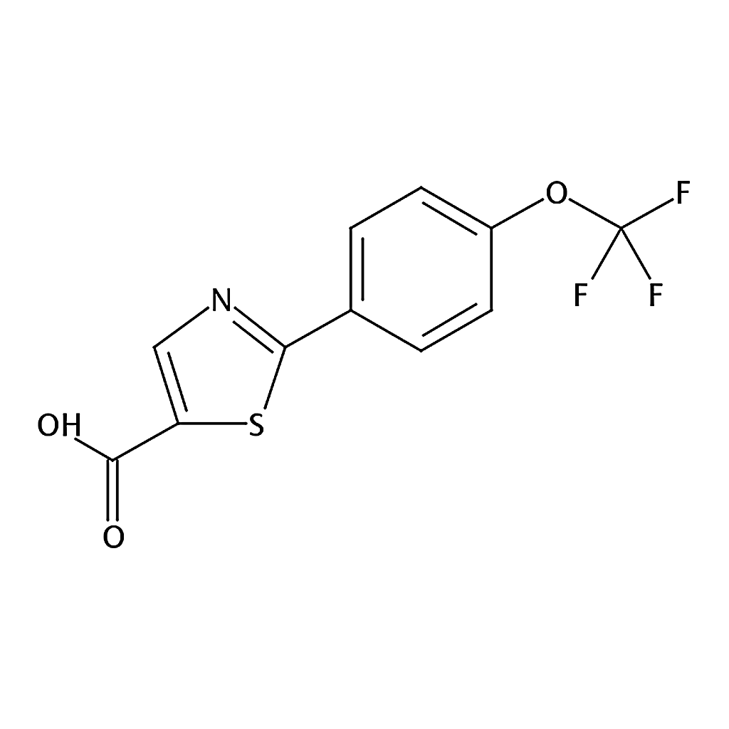 RHAWN 2-[4-(Trifluoromethoxy)phenyl]thiazole-5-carboxylic Acid