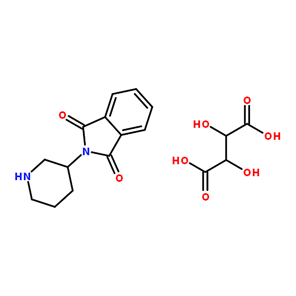 RHAWN (R)-2-(Piperidin-3-yl)isoindoline-1,3-dione (2S,3S)-2,3-dihydroxysuccinate