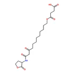 RHAWN 3-((11-((S)-tetrahydro-2-oxofuran-3-ylcarbamoyl)-10-oxoundecyloxy)carbonyl)propanoicacid