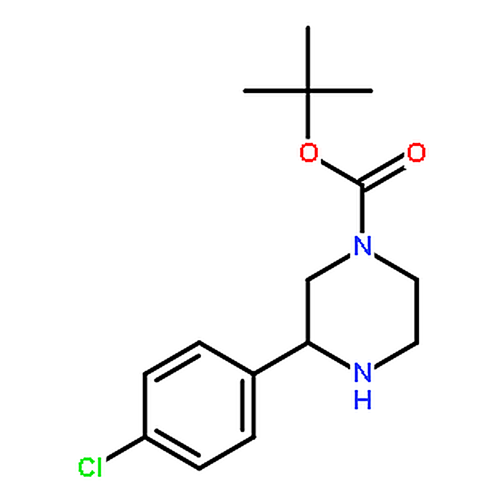 RHAWN tert-Butyl 3-(4-chlorophenyl)piperazine-1-carboxylate