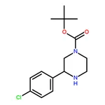 RHAWN tert-Butyl 3-(4-chlorophenyl)piperazine-1-carboxylate