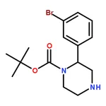 RHAWN tert-Butyl 2-(3-bromophenyl)piperazine-1-carboxylate