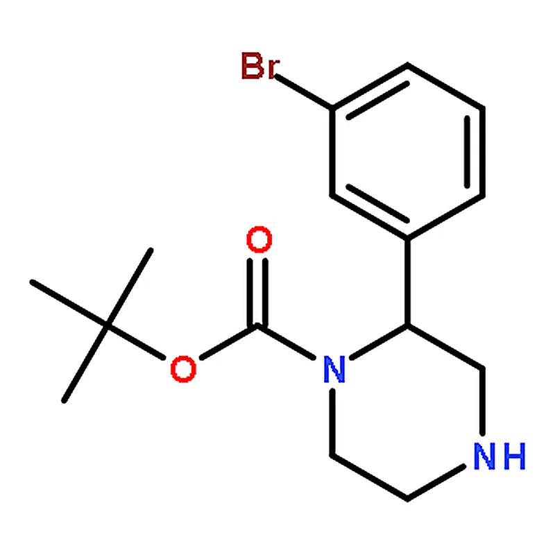 RHAWN tert-Butyl 2-(3-bromophenyl)piperazine-1-carboxylate