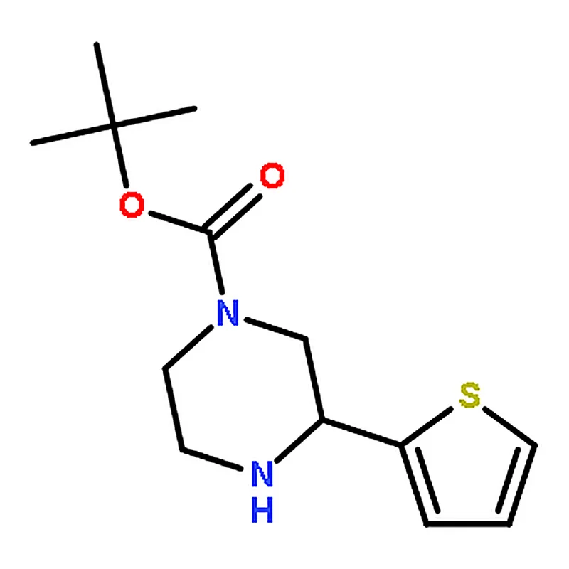 RHAWN tert-Butyl 3-(thien-2-yl)piperazine-1-carboxylate,1-(tert-Butoxycarbonyl)-3-(thien-2-yl)pipe
