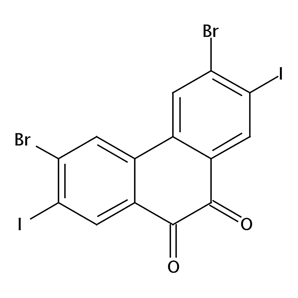 RHAWN 3,6-Dibromo-2,7-diiodophenanthrene-9,10-dione
