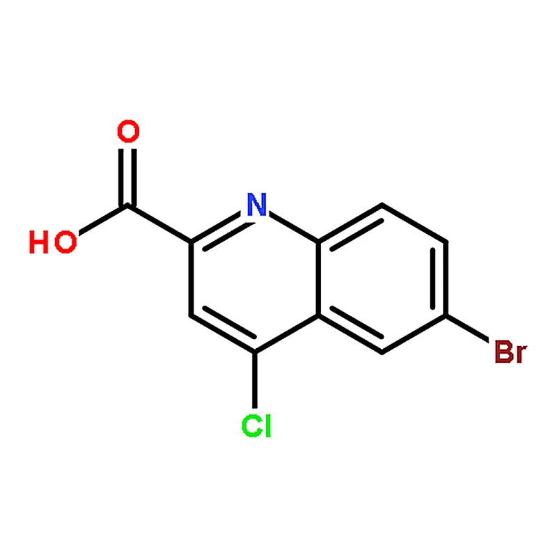 RHAWN 6-Bromo-4-chloroquinoline-2-carboxylic acid