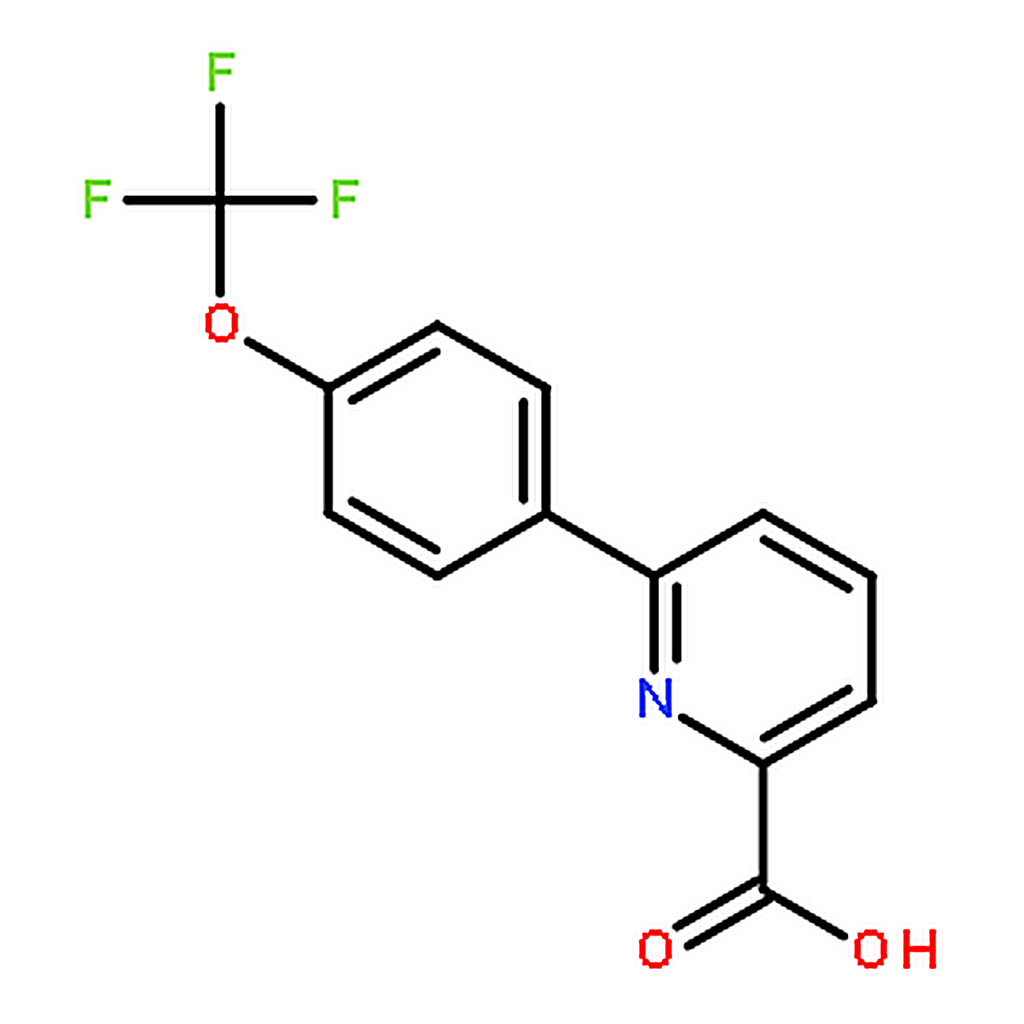 RHAWN 6-[4-(Trifluoromethoxy)phenyl]pyridine-2-carboxylic Acid