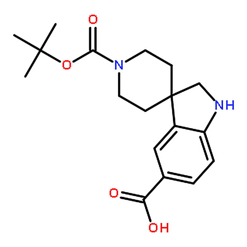 RHAWN 1'-(tert-Butoxycarbonyl)spiro[indoline-3,4'-piperidine]-5-carboxylic acid