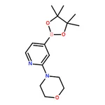 RHAWN 4-(4-(4,4,5,5-Tetramethyl-1,3,2-dioxaborolan-2-yl)pyridin-2-yl)morpholine