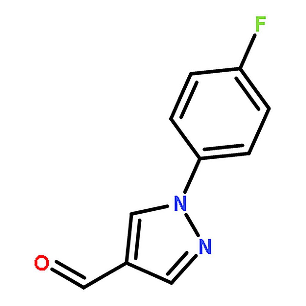 RHAWN 1-(4-Fluorophenyl)-1H-pyrazole-4-carbaldehyde