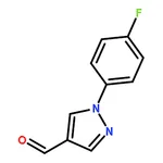 RHAWN 1-(4-Fluorophenyl)-1H-pyrazole-4-carbaldehyde