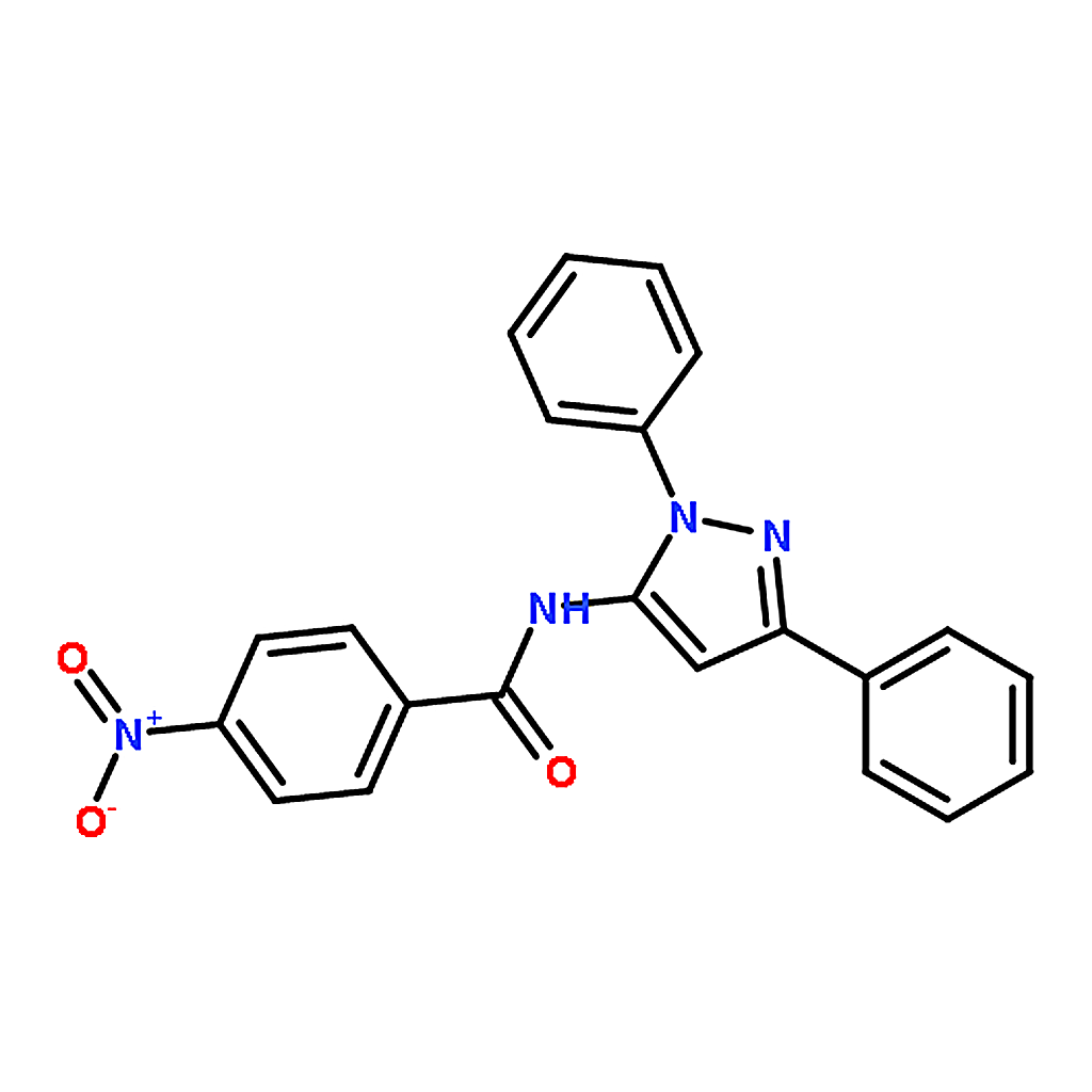 RHAWN N-(1,3-Diphenyl-1H-pyrazol-5-yl)-4-nitrobenzamide