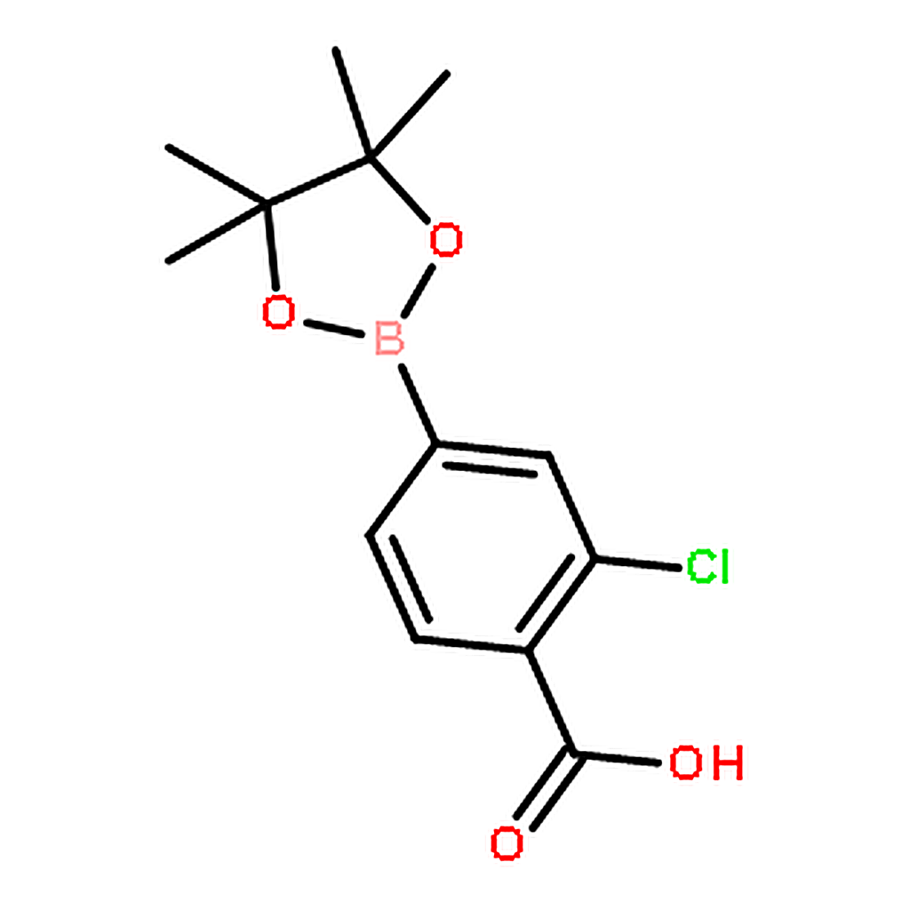 RHAWN 2-Chloro-4-(4,4,5,5-tetramethyl-1,3,2-dioxaborolan-2-yl)benzoic acid
