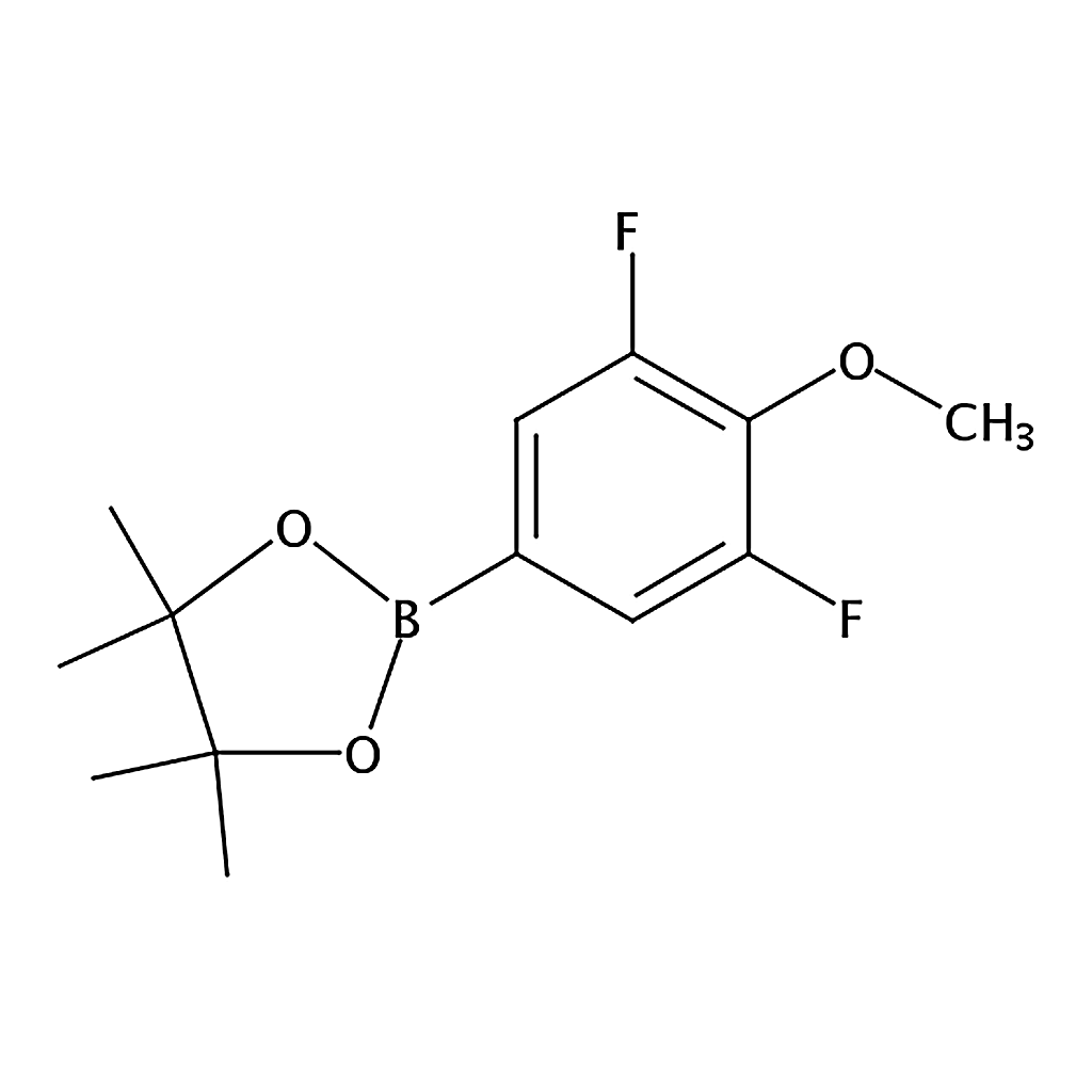 RHAWN 2-(3,5-Difluoro-4-methoxyphenyl)-4,4,5,5-tetramethyl-1,3,2-dioxaborolane