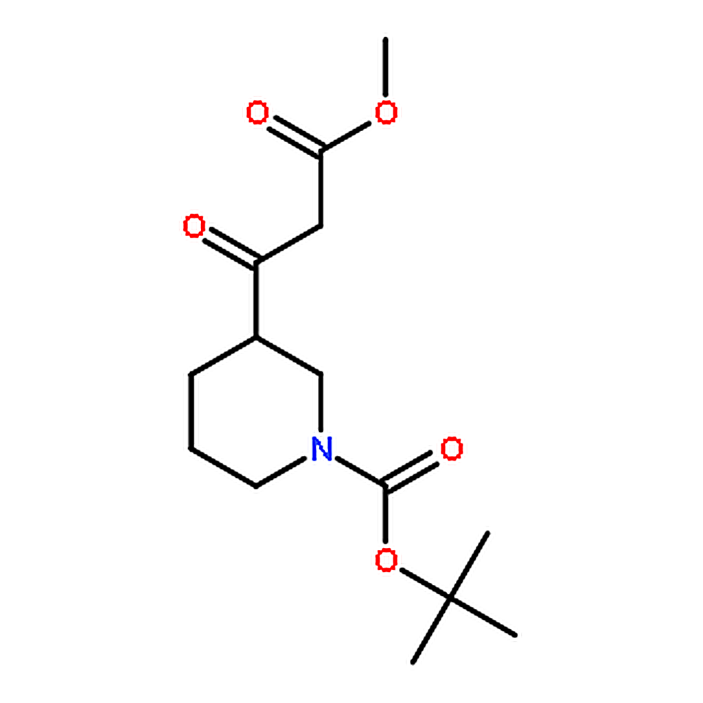 RHAWN tert-Butyl 3-(3-methoxy-3-oxopropanoyl)-piperidine-1-carboxylate