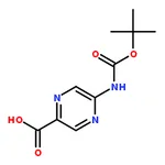 RHAWN 5-((tert-Butoxycarbonyl)amino)pyrazine-2-carboxylic acid