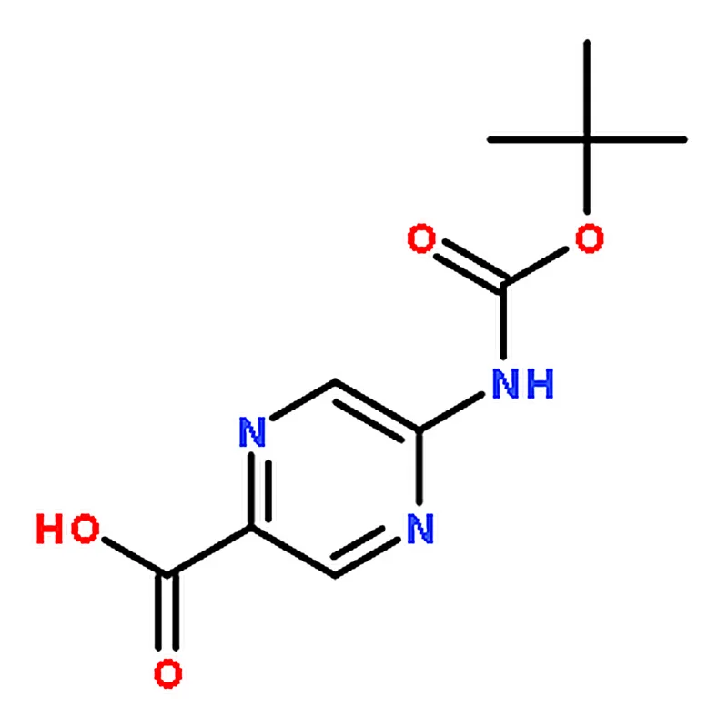 RHAWN 5-((tert-Butoxycarbonyl)amino)pyrazine-2-carboxylic acid