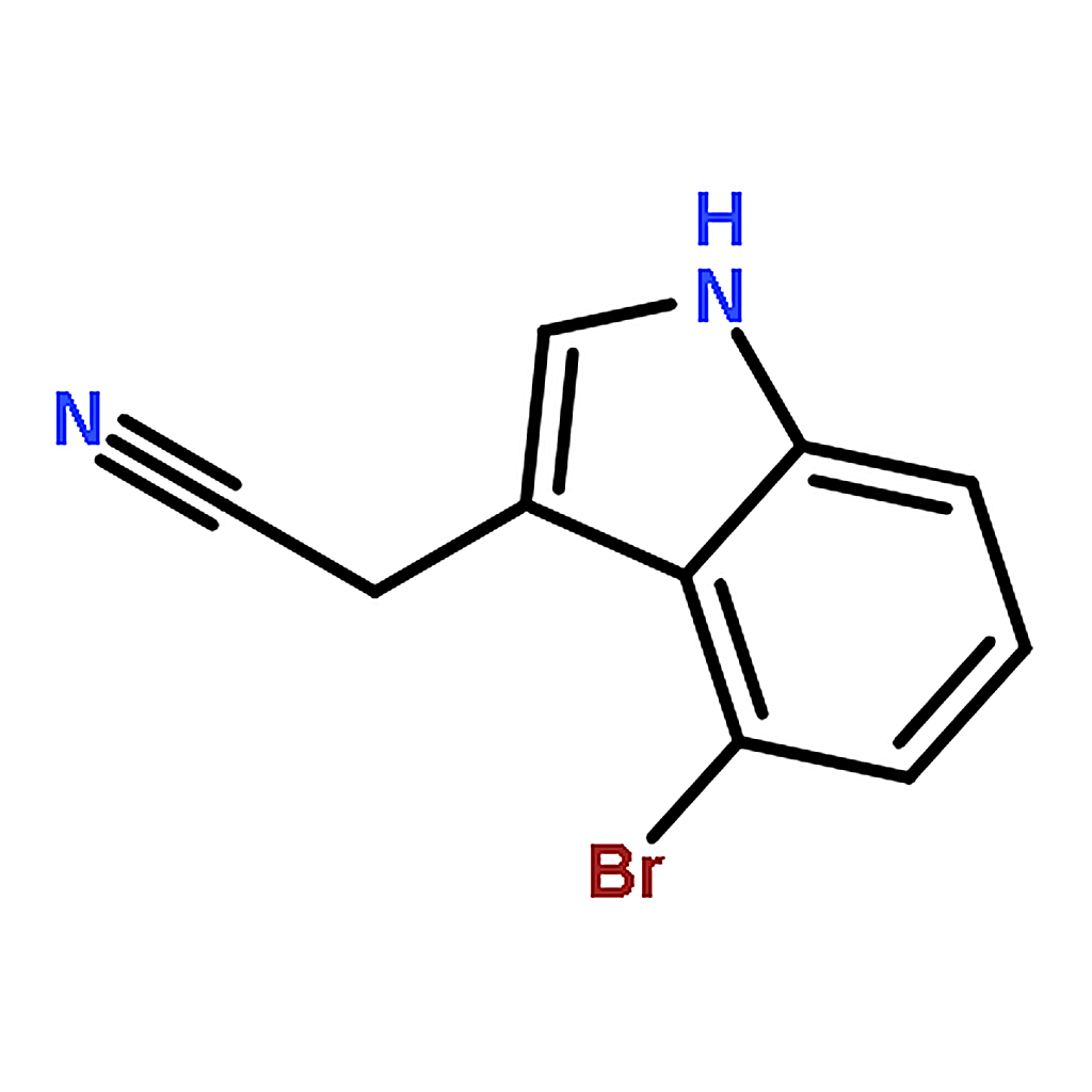 RHAWN 2-(4-Bromo-3-indolyl)acetonitrile