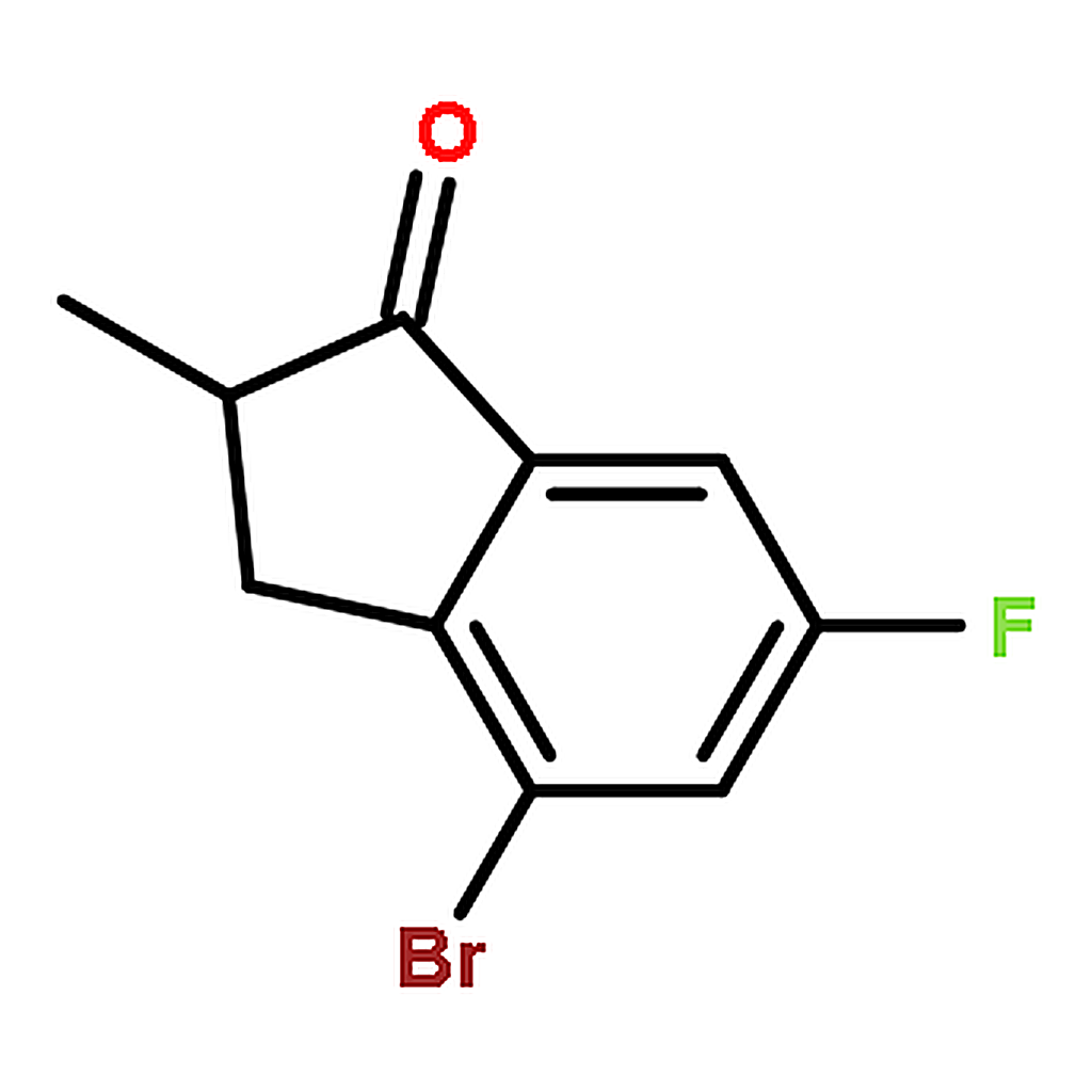 RHAWN 4-Bromo-6-fluoro-2-methyl-2,3-dihydro-1H-inden-1-one