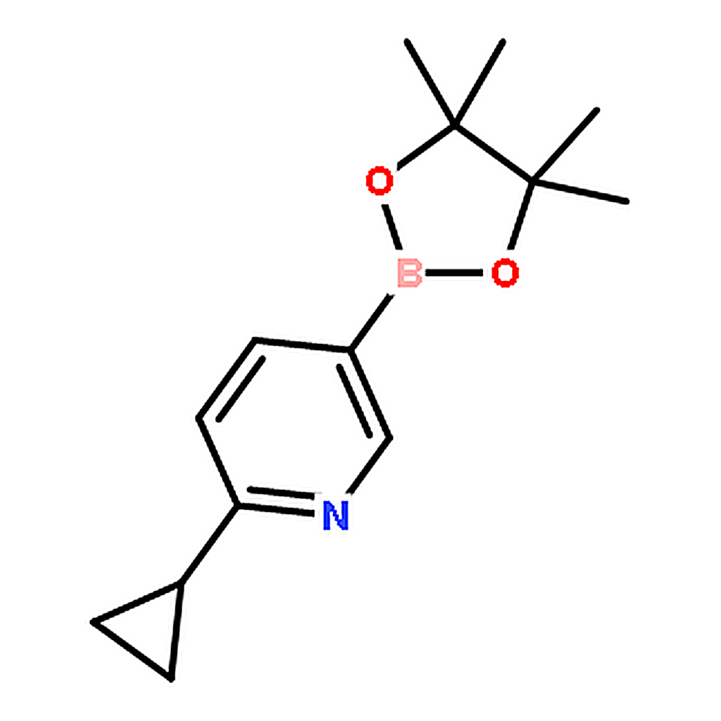 RHAWN 2-Cyclopropyl-5-(4，4，5，5-tetramethyl-1，3，2-dioxaborolan-2-yl)pyridine