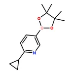 RHAWN 2-Cyclopropyl-5-(4,4,5,5-tetramethyl-1,3,2-dioxaborolan-2-yl)pyridine