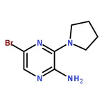 RHAWN 2-Amino-5-bromo-3-pyrrolidin-1-ylpyrazine