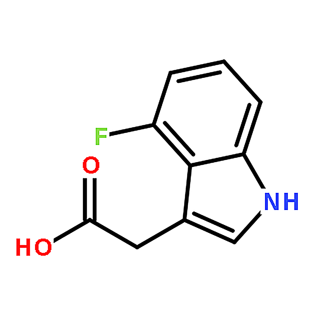 RHAWN 2-(4-Fluoro-1H-indol-3-yl)acetic acid