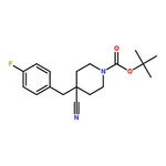 RHAWN tert-Butyl 4-cyano-4-(4-fluorobenzyl)piperidine-1-carboxylate