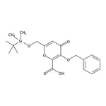 RHAWN 3-(Benzyloxy)-6-(((tert-butyldimethylsilyl)oxy)methyl)-4-oxo-4H-pyran-2-carboxylic acid