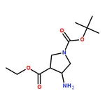 RHAWN (3R,4S)-1-tert-Butyl 3-ethyl 4-aminopyrrolidine-1,3-dicarboxylate
