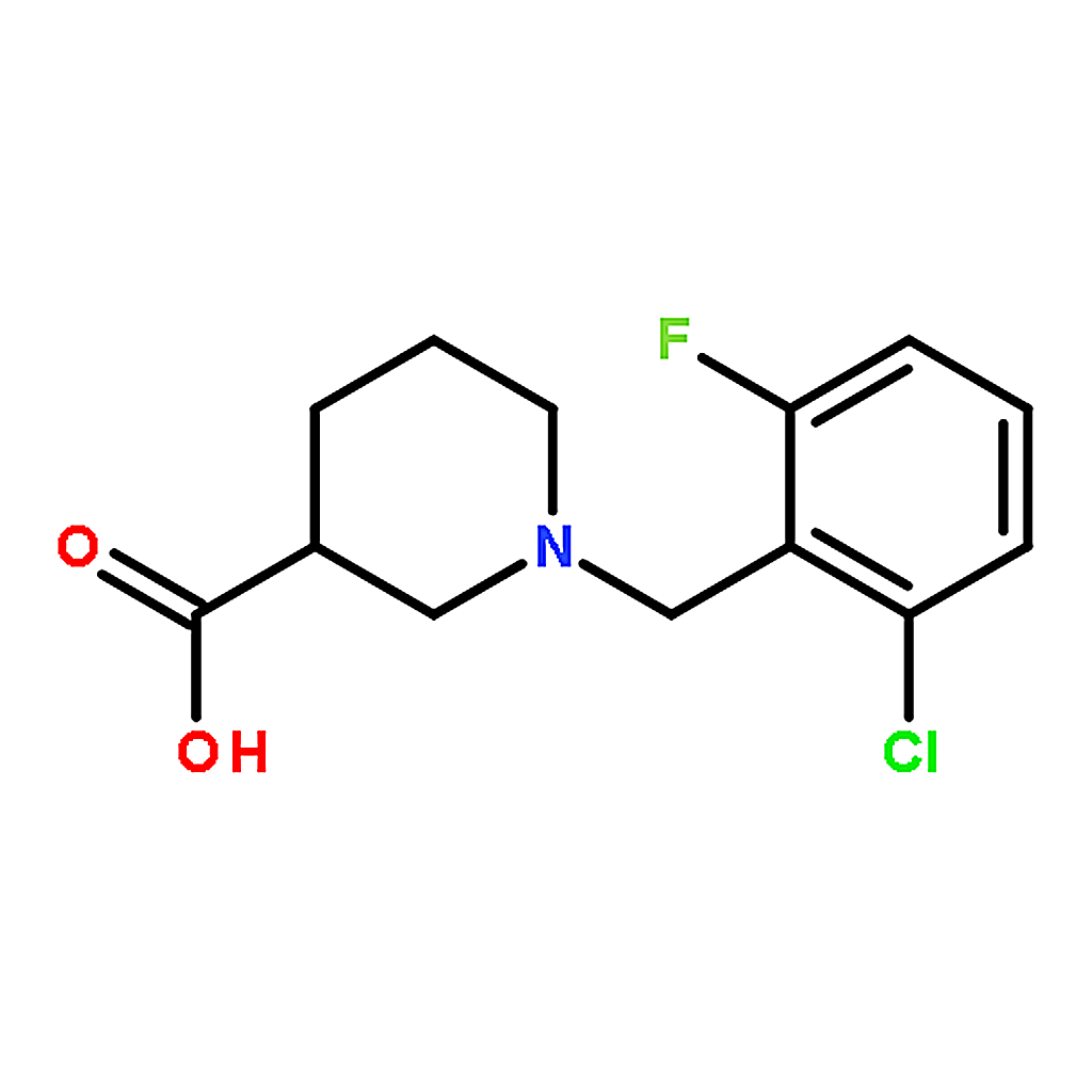 RHAWN 1-(2-Chloro-6-fluoro-benzyl)-piperidine-3-carboxylicacid