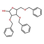 RHAWN (2S,3R,4R,5R)-3,4-Bis(benzyloxy)-5-((benzyloxy)methyl)tetrahydrofuran-2-ol