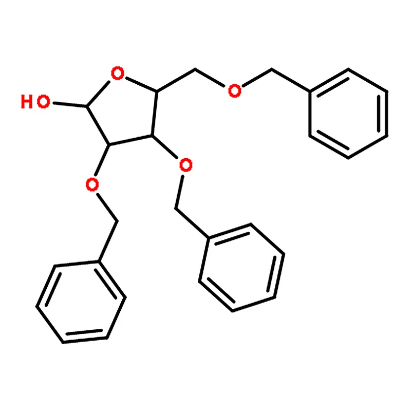 RHAWN (2S,3R,4R,5R)-3,4-Bis(benzyloxy)-5-((benzyloxy)methyl)tetrahydrofuran-2-ol