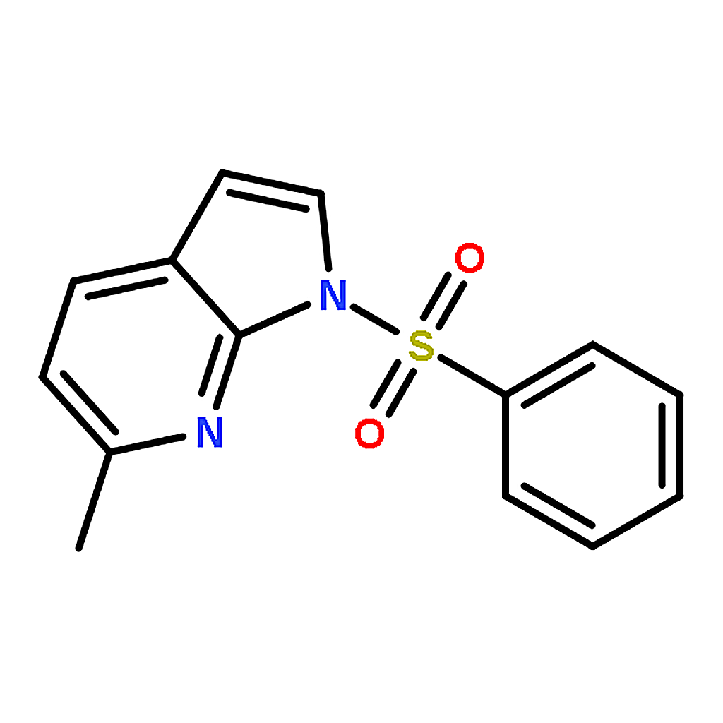RHAWN 6-Methyl-1-(phenylsulfonyl)-1H-pyrrolo[2,3-b]pyridine