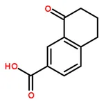 RHAWN 8-Oxo-5,6,7,8-tetrahydronaphthalene-2-carboxylic acid