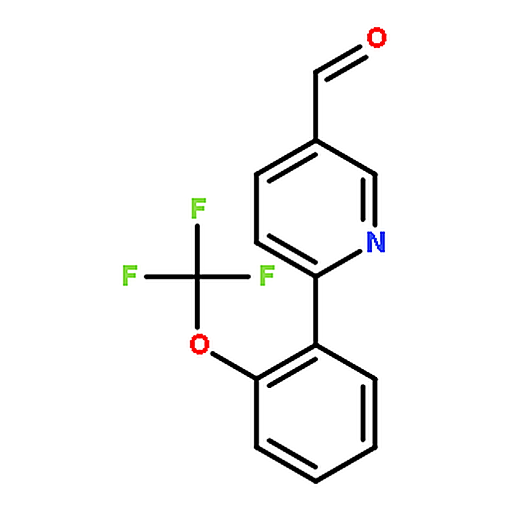 RHAWN 6-[2-(Trifluoromethoxy)phenyl]-3-pyridinecarbaldehyde
