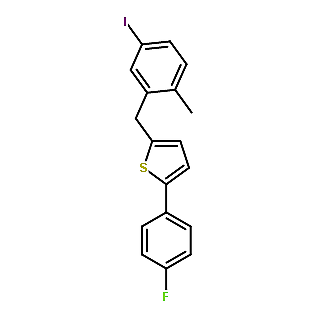 RHAWN 2-(4-Fluorophenyl)-5-(5-iodo-2-methylbenzyl)thiophene