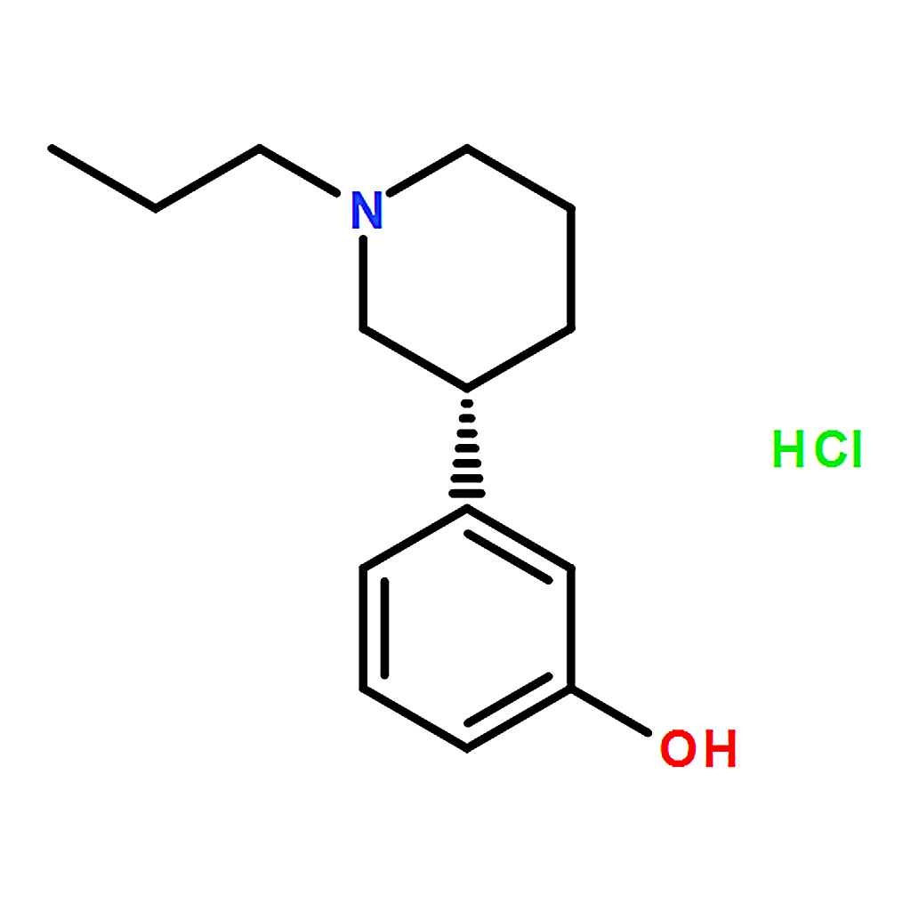 RHAWN R(+)-3-(3-Hydroxyphenyl)-N-propylpiperidine hydrochloride
