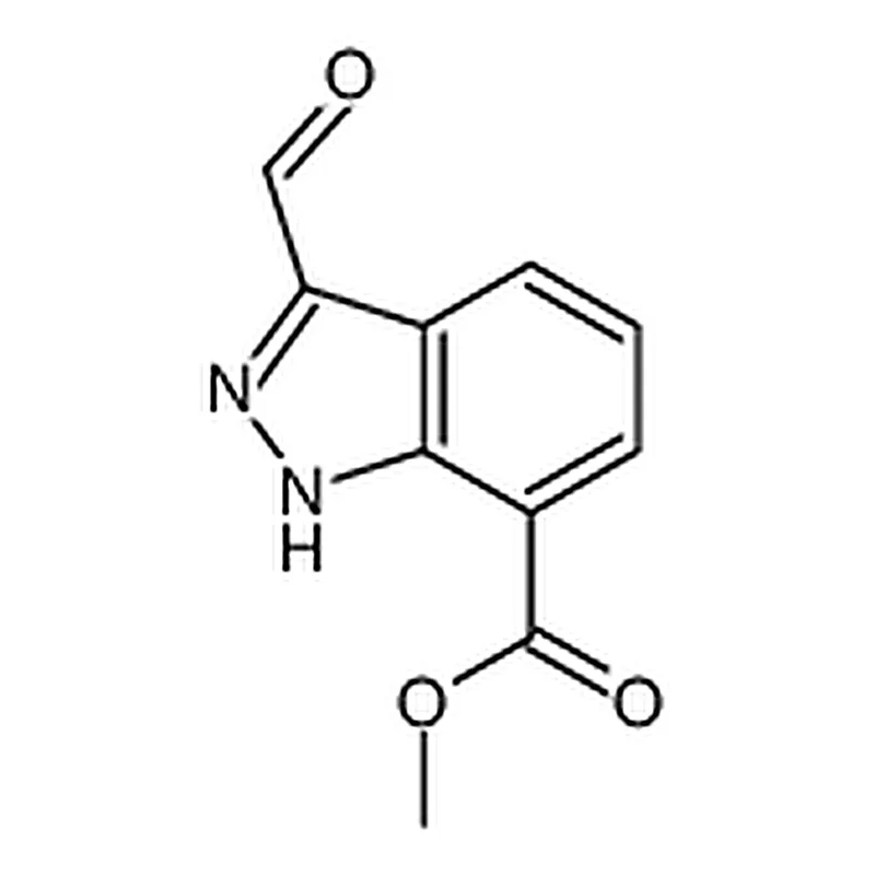 RHAWN Methyl 3-formyl-1H-indazole-7-carboxylate