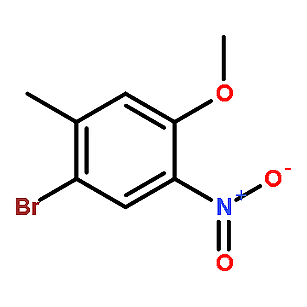 RHAWN 1-Bromo-4-methoxy-2-methyl-5-nitrobenzene