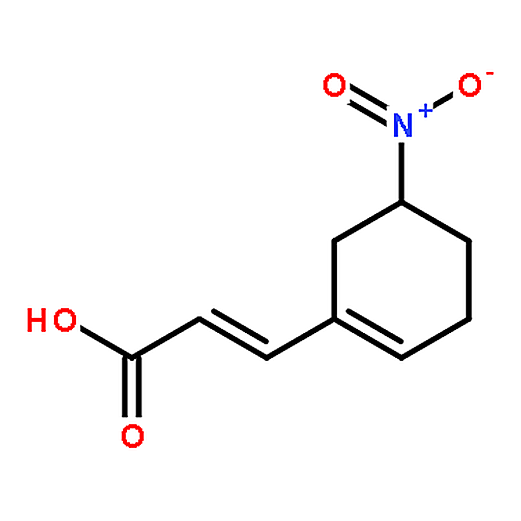 RHAWN (E)-3-(5-Nitrocyclohex-1-en-1-yl)acrylic acid