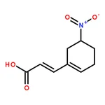 RHAWN (E)-3-(5-Nitrocyclohex-1-en-1-yl)acrylic acid