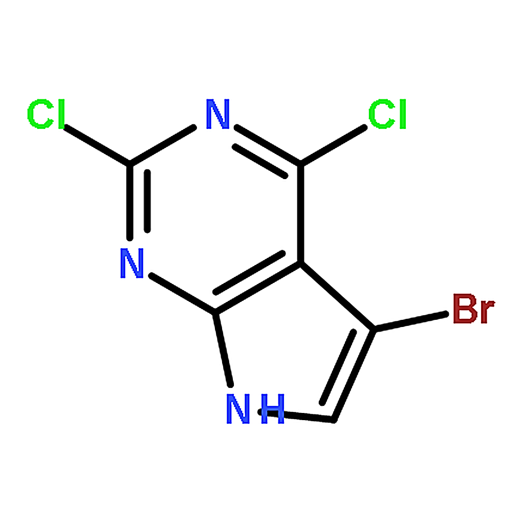 RHAWN 5-Bromo-2,4-dichloro-7H-pyrrolo[2,3-d]pyrimidine