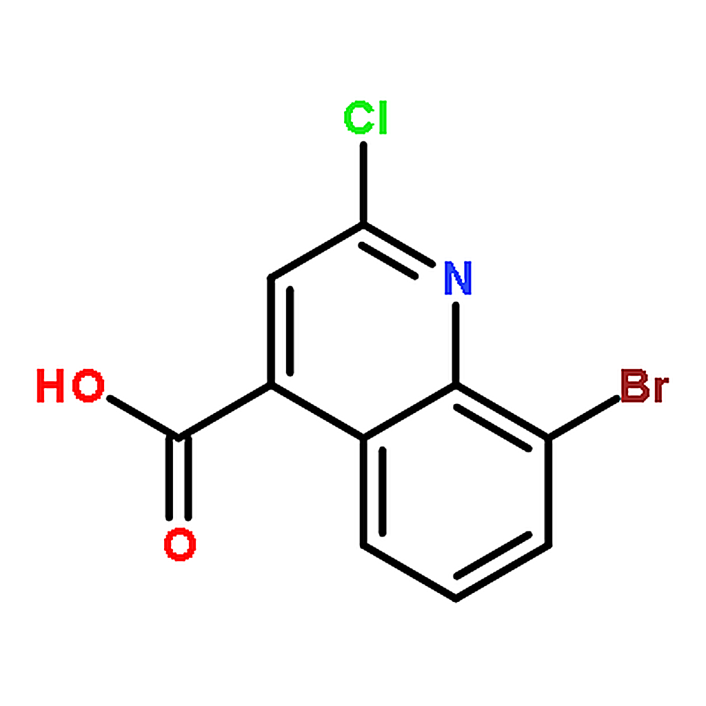 RHAWN 8-bromo-2-chloro-quinoline-4-carboxylic acid