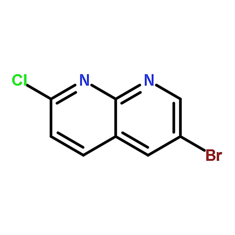 RHAWN 6-Bromo-2-chloro-1,8-naphthyridine, 96%