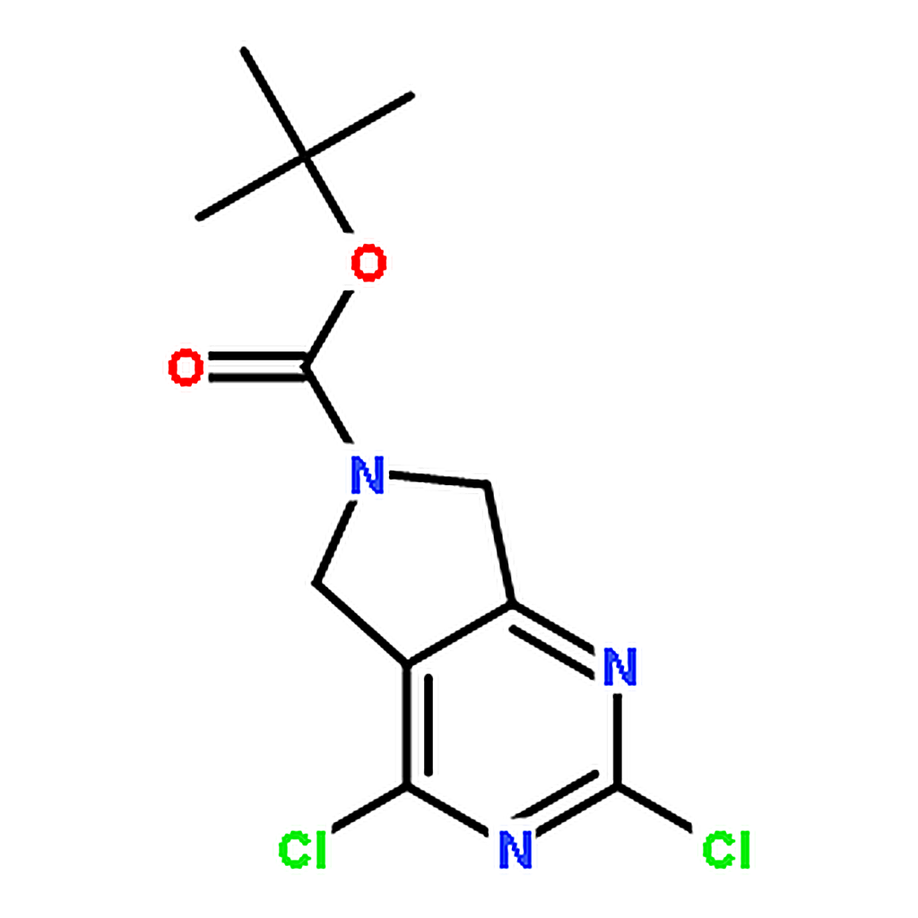 RHAWN tert-Butyl 2，4-dichloro-5H-pyrrolo[3，4-d]pyrimidine-6(7H)-carboxylate